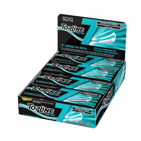 Chicles Topline 7 14 gr