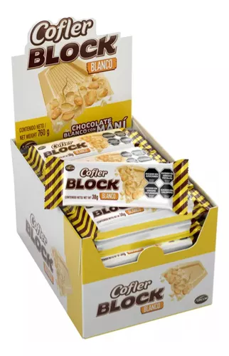 Chocolate c/mani Cofler Block 38 gr
