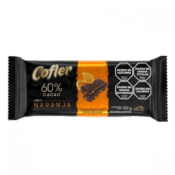 Chocolate Cofler 60% Cacao 100 gr