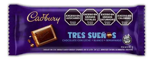 Chocolate Cadbury Tres Sueños 82 gr