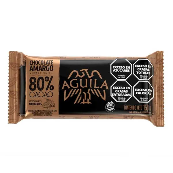 Chocolate Aguila 80% Cacao 150 gr