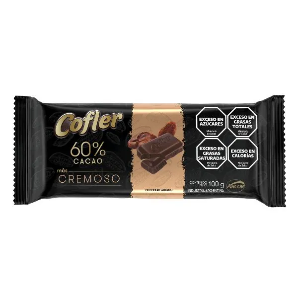 Chocolate Cofler 60% Cacao 100 gr