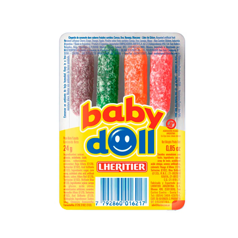 Chupetin Baby Doll 6 gr (4u)