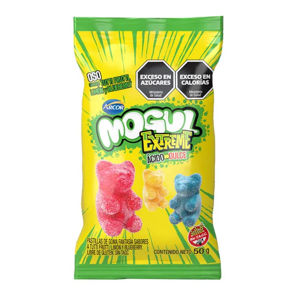 Gomitas Mogul Extreme Ositos Ácidos 50gr