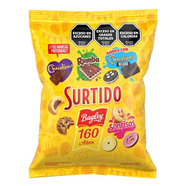 Galletitas Surtido Bagley 400 gr