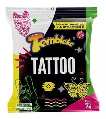 Gelatina Tatto Tembleke 8 gr (10u)
