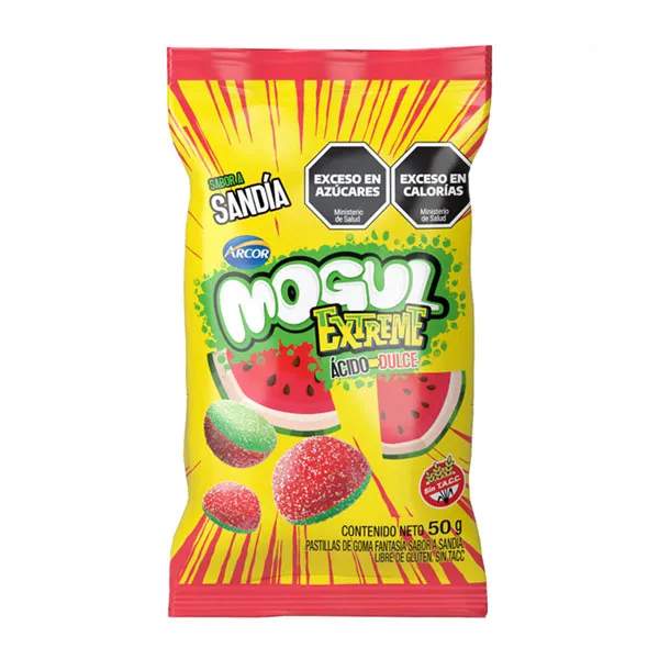 Gomitas Mogul Extreme Sandia 50 gr